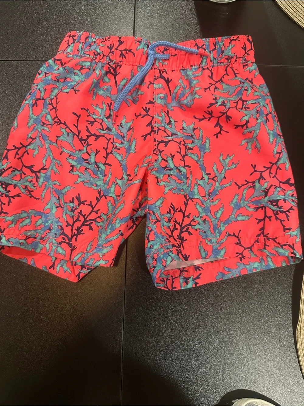 Old Navy Coral Reef Swim Trunks - Coral & Blue
